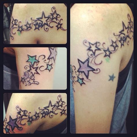 star tattoo cover up ideas